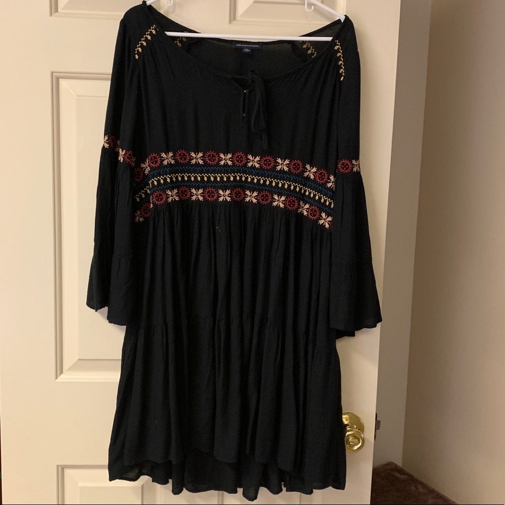 American Eagle Bohemian Long Sleeve Dress